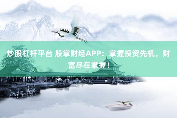 炒股杠杆平台 股掌财经APP：掌握投资先机，财富尽在掌握！