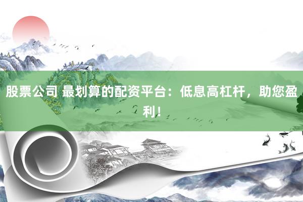 股票公司 最划算的配资平台：低息高杠杆，助您盈利！