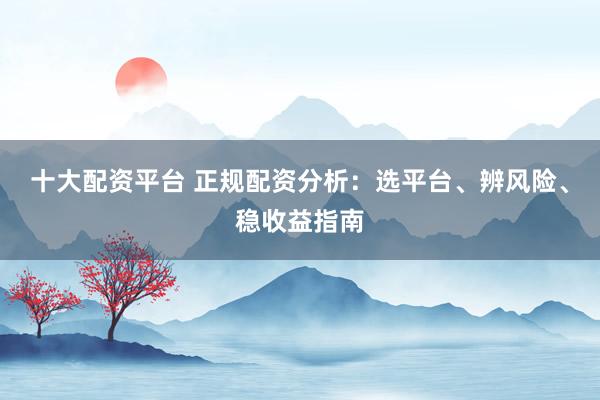 十大配资平台 正规配资分析：选平台、辨风险、稳收益指南