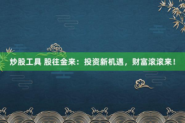 炒股工具 股往金来：投资新机遇，财富滚滚来！
